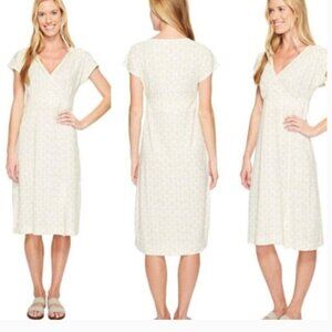 NWOT Royal Robbins Women's Essential Tencel Dash Dress Cream Size L